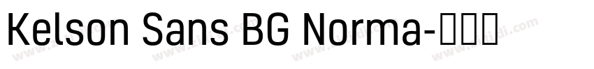 Kelson Sans BG Norma字体转换
